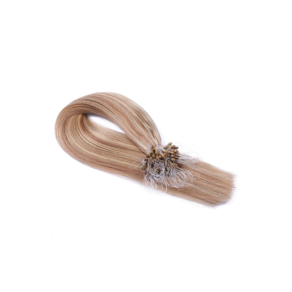 25 x Micro Ring / Loop - 12/613 Gesträhnt - Hair...