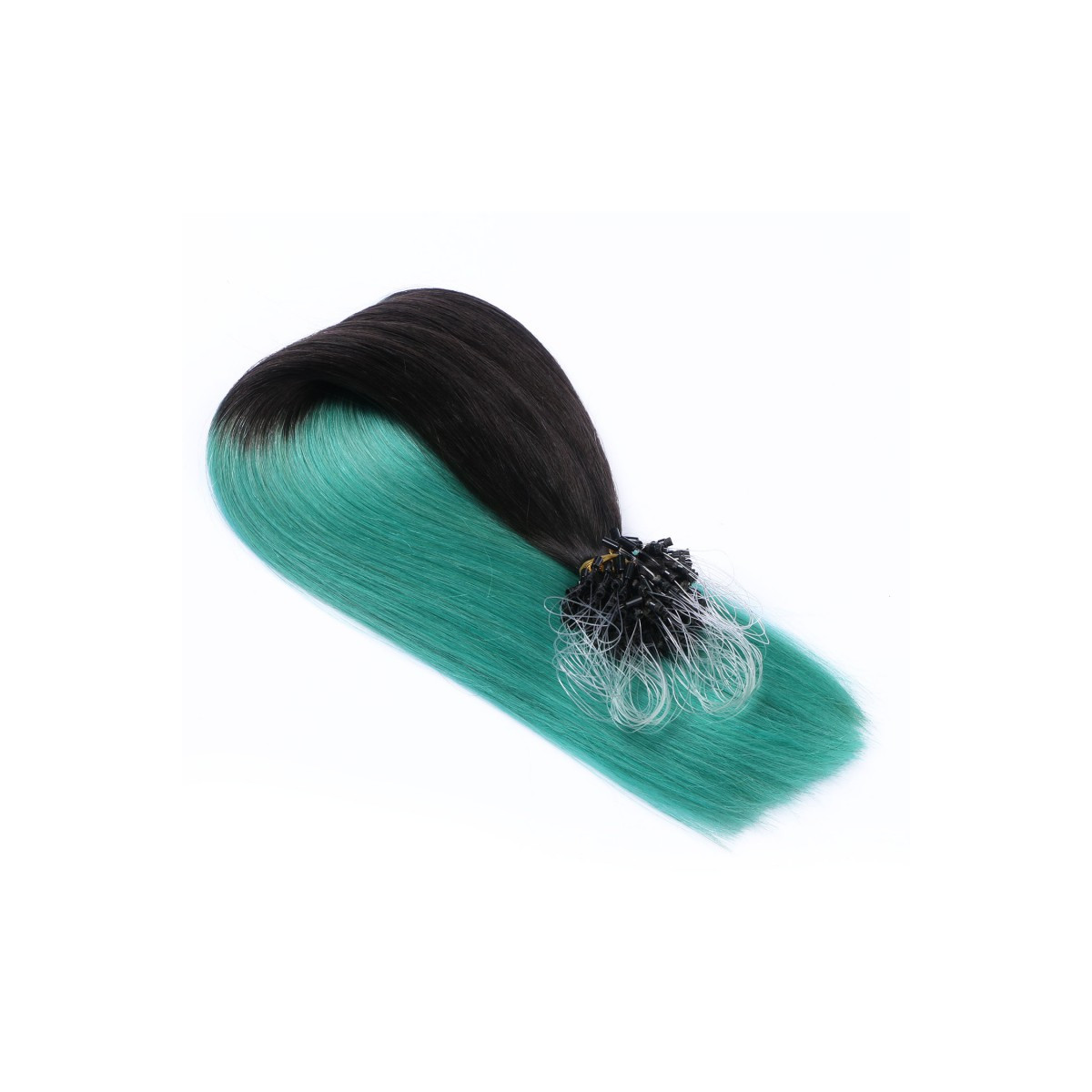25 x Micro Ring / Loop - 1B/Sky Ombre - Hair Extensions...