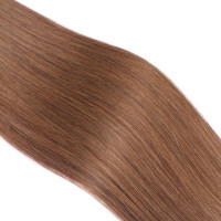 25 x Keratin Bonding Hair Extensions - 7 Mittelnaturblond - 100% Echthaar - NOVON EXTENTIONS