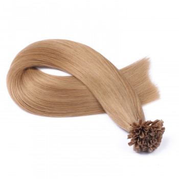 25 x Keratin Bonding Hair Extensions - 16 Hellblond natur - 100% Echthaar - NOVON EXTENTIONS