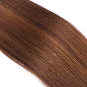 25 x Keratin Bonding Hair Extensions - 4/30 Gesträhnt - 100% Echthaar - NOVON EXTENTIONS