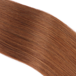 25 x Keratin Bonding Hair Extensions - 2/8 Ombre - 100% Echthaar - NOVON EXTENTIONS