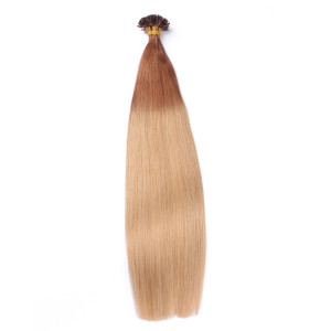 25 x Keratin Bonding Hair Extensions - 12/26 Ombre - 100% Echthaar - NOVON EXTENTIONS