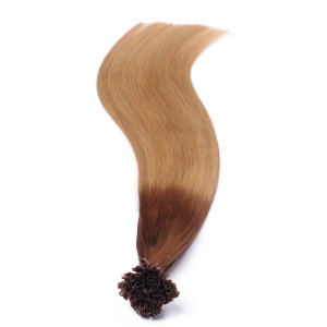 25 x Keratin Bonding Hair Extensions - 12/26 Ombre - 100% Echthaar - NOVON EXTENTIONS
