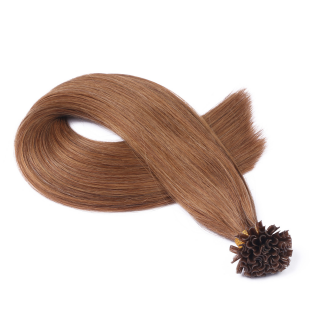 25 x Keratin Bonding Hair Extensions - 9 Mittelblond - 100% Echthaar - NOVON EXTENTIONS 40 cm - 1 g