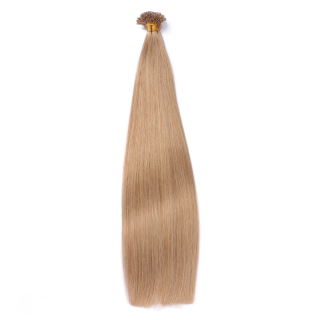 25 x Keratin Bonding Hair Extensions - 16 Hellblond natur - 100% Echthaar - NOVON EXTENTIONS 50 cm - 1 g