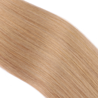25 x Keratin Bonding Hair Extensions - 16 Hellblond natur - 100% Echthaar - NOVON EXTENTIONS 40 cm - 0,5 g