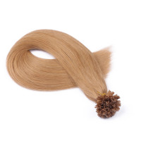 25 x Keratin Bonding Hair Extensions - 19 Mittelgoldblond - 100% Echthaar - NOVON EXTENTIONS 40 cm - 1 g