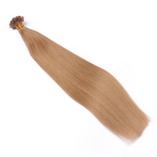 25 x Keratin Bonding Hair Extensions - 19 Mittelgoldblond - 100% Echthaar - NOVON EXTENTIONS 60 cm - 1 g