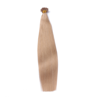 25 x Keratin Bonding Hair Extensions - 101 Mittelblondasch - 100% Echthaar - NOVON EXTENTIONS 60 cm - 1 g