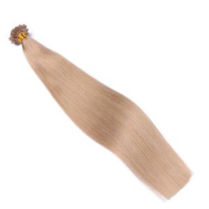 25 x Keratin Bonding Hair Extensions - 101 Mittelblondasch - 100% Echthaar - NOVON EXTENTIONS 60 cm - 0,5 g