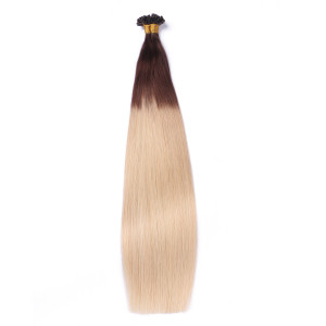 25 x Keratin Bonding Hair Extensions - 2/60 Ombre - 100% Echthaar - NOVON EXTENTIONS 50 cm - 1 g