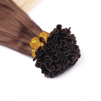 25 x Keratin Bonding Hair Extensions - 17/20 Ombre - 100% Echthaar - NOVON EXTENTIONS 40 cm - 1 g