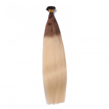 25 x Keratin Bonding Hair Extensions - 17/20 Ombre - 100% Echthaar - NOVON EXTENTIONS 40 cm - 1 g