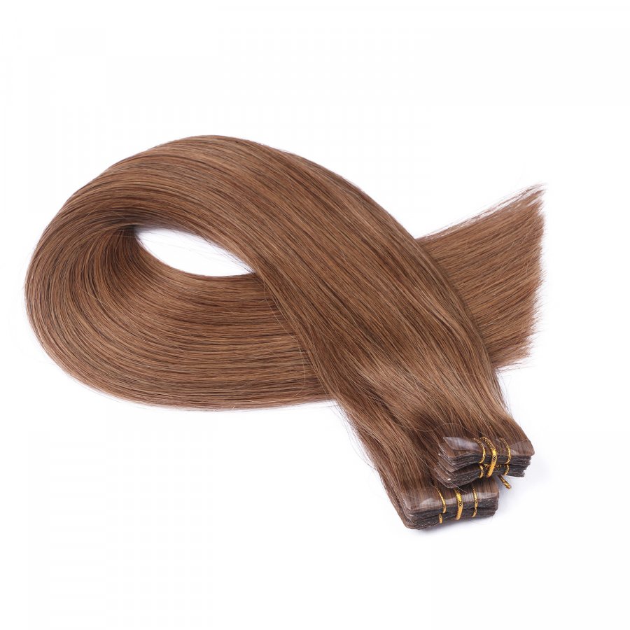 Tape Extensions #7 Mittelnaturblond aus Remy-Echthaar