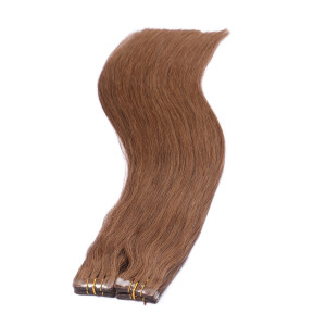 10 x Tape In - 7 Mittelnaturblond - Hair Extensions - 2,5g - NOVON EXTENTIONS
