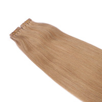 10 x Tape In - 16 Hellblond Natur - Hair Extensions - 2,5g - NOVON EXTENTIONS