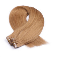 10 x Tape In - 19 Mittelgoldblond - Hair Extensions - 2,5g - NOVON EXTENTIONS
