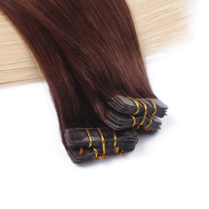 10 x Tape In - 2/60 Ombre - Hair Extensions - 2,5g - NOVON EXTENTIONS