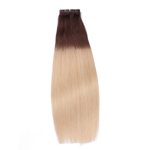 10 x Tape In - 2/60 Ombre - Hair Extensions - 2,5g - NOVON EXTENTIONS