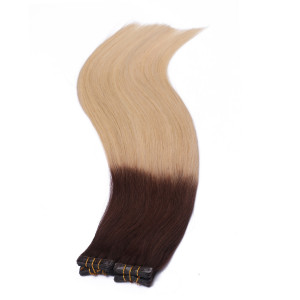 10 x Tape In - 2/60 Ombre - Hair Extensions - 2,5g - NOVON EXTENTIONS