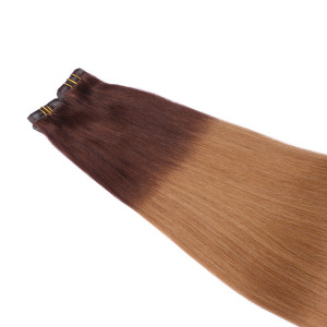 10 x Tape In - 6/27 Ombre - Hair Extensions - 2,5g - NOVON EXTENTIONS