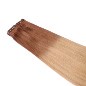 10 x Tape In - 12/26 Ombre - Hair Extensions - 2,5g - NOVON EXTENTIONS