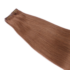 10 x Tape In - 5 Dunkelblond - Hair Extensions - 2,5g - NOVON EXTENTIONS 40 cm