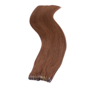 10 x Tape In - 5 Dunkelblond - Hair Extensions - 2,5g - NOVON EXTENTIONS 40 cm