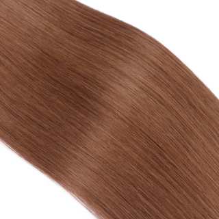 10 x Tape In - 5 Dunkelblond - Hair Extensions - 2,5g - NOVON EXTENTIONS 60 cm