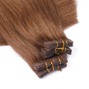 10 x Tape In - 9 Mittelblond - Hair Extensions - 2,5g - NOVON EXTENTIONS 50 cm