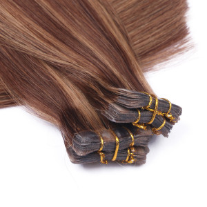 10 x Tape In - 6/12 Gesträhnt - Hair Extensions - 2,5g - NOVON EXTENTIONS 60 cm