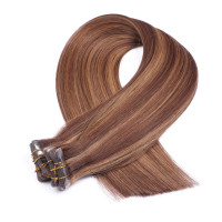 10 x Tape In - 6/12 Gesträhnt - Hair Extensions - 2,5g - NOVON EXTENTIONS 60 cm