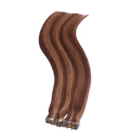 10 x Tape In - 6/12 Gesträhnt - Hair Extensions - 2,5g - NOVON EXTENTIONS 60 cm