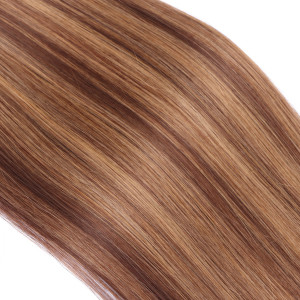 10 x Tape In - 6/27 Gesträhnt - Hair Extensions - 2,5g - NOVON EXTENTIONS 70 cm