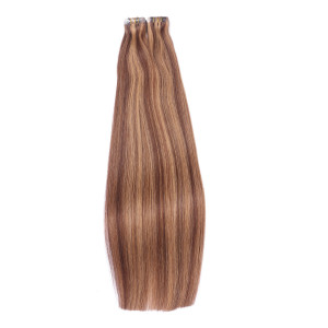 10 x Tape In - 6/27 Gesträhnt - Hair Extensions - 2,5g - NOVON EXTENTIONS 70 cm