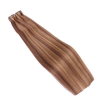 10 x Tape In - 6/27 Gesträhnt - Hair Extensions - 2,5g - NOVON EXTENTIONS 70 cm
