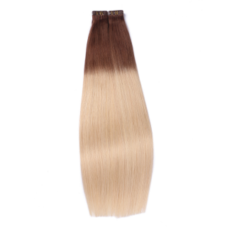 10 x Tape In - 4/60 Ombre - Hair Extensions - 2,5g - NOVON EXTENTIONS 60 cm