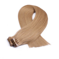 10 x Tape In - 16 Hellblond Natur - Hair Extensions - 2,5g - NOVON EXTENTIONS 40 cm