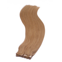 10 x Tape In - 16 Hellblond Natur - Hair Extensions - 2,5g - NOVON EXTENTIONS 50 cm