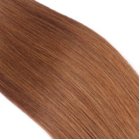 25 x Micro Ring / Loop - 2/8 Ombre - Hair Extensions 100% Echthaar - NOVON EXTENTIONS