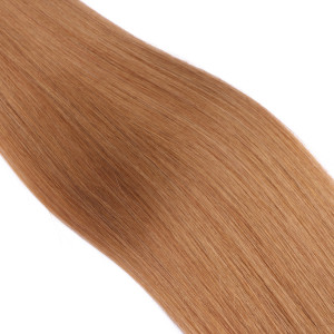 25 x Micro Ring / Loop - 6/27 Ombre - Hair Extensions 100% Echthaar - NOVON EXTENTIONS