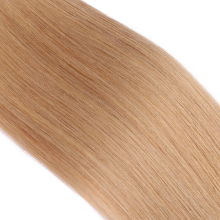 25 x Micro Ring / Loop - 19 Mittelgoldblond - Hair Extensions 100% Echthaar - NOVON EXTENTIONS 50 cm - 1 g