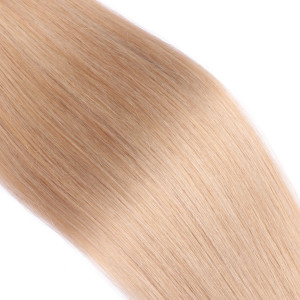 25 x Micro Ring / Loop - 101 Mittelblondasch - Hair Extensions 100% Echthaar - NOVON EXTENTIONS 60 cm - 0,5 g