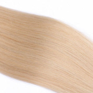 25 x Micro Ring / Loop - 4/60 Ombre - Hair Extensions 100% Echthaar - NOVON EXTENTIONS 60 cm - 1 g