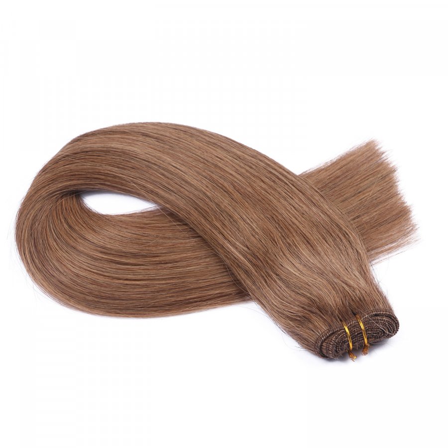 Tressen Extensions #7 Mittelnaturblond aus Remy-Echthaar