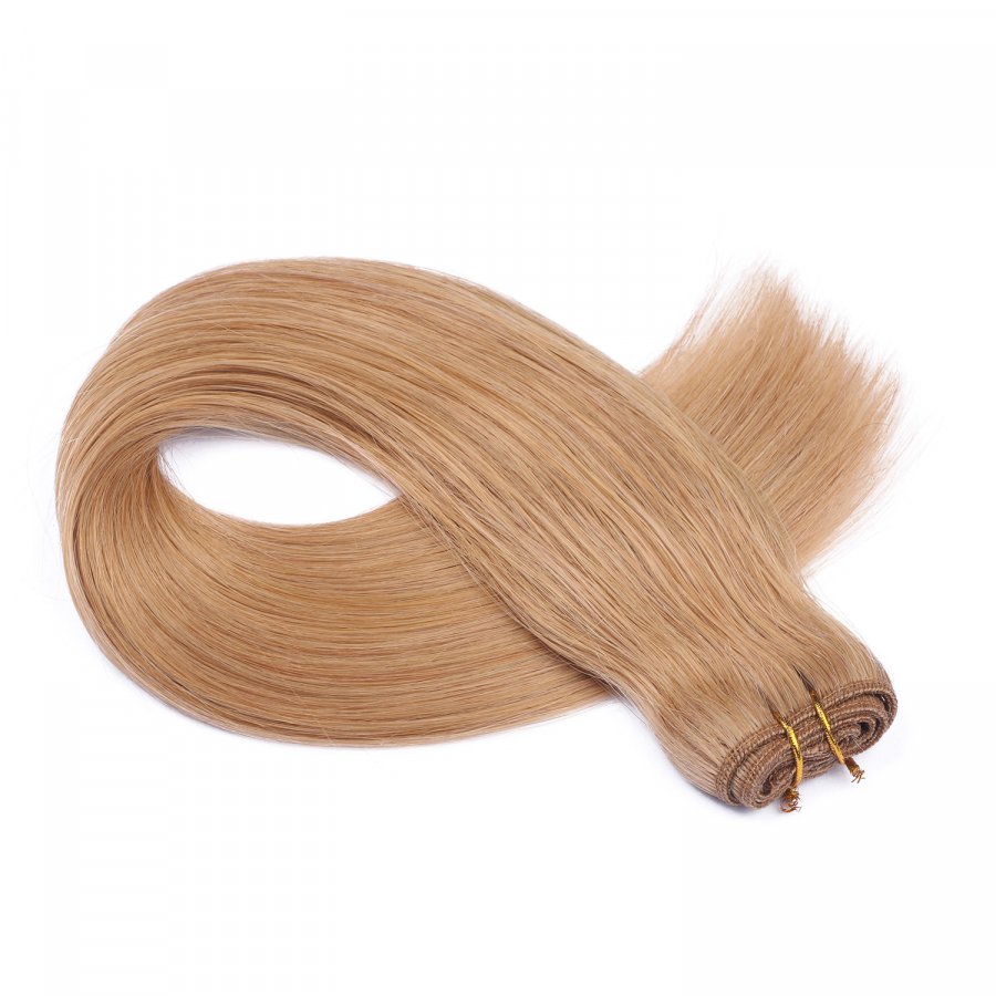 Tressen Extensions #19 Mittelgoldblond aus Remy-Echthaar