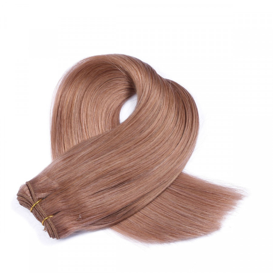Echthaar Tressen - Weft Extentions - 27 Honigblond