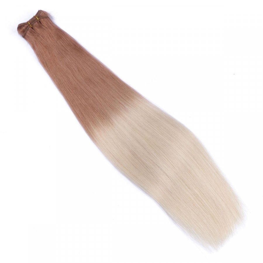 Tressen Extensions #12/60 Ombre aus Remy-Echthaar
