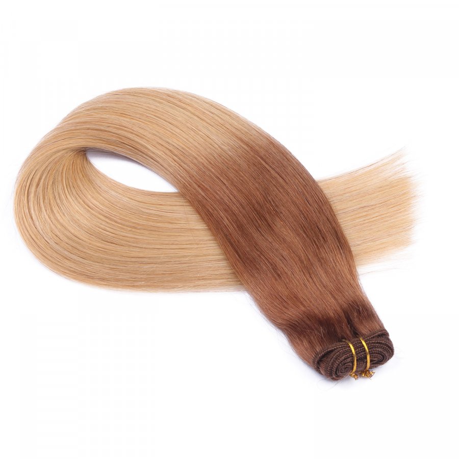 Tressen Extensions #12/26 Ombre aus Remy-Echthaar